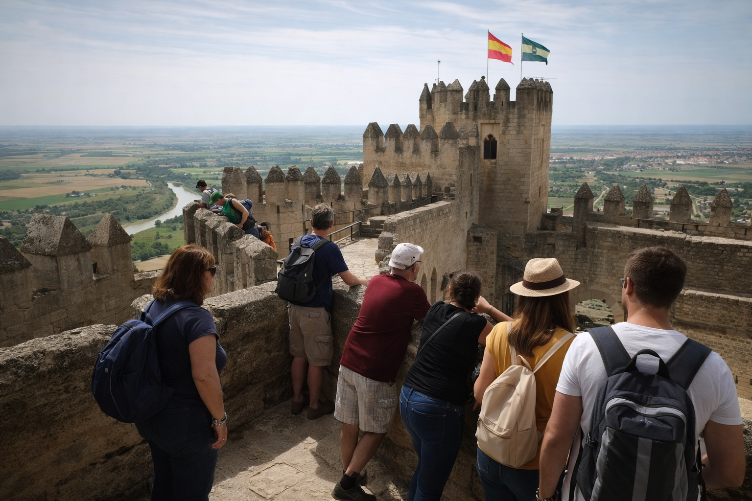castillo de Almodóvar del Río experiencia en grupo Córdoba