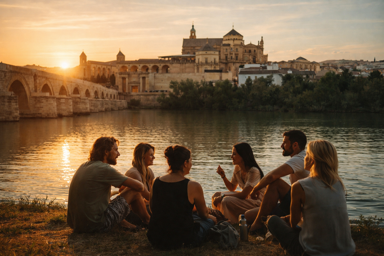 paseo río Guadalquivir Córdoba atardecer experiencia